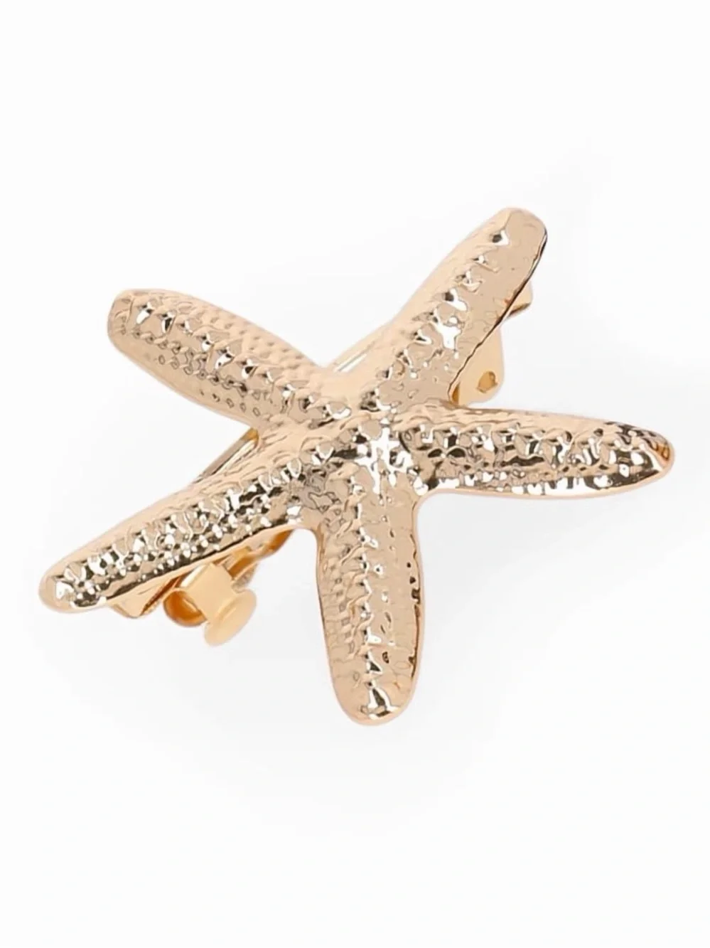 Gold Shell & Pearl Clips, Barrettes, and Hair Cuffs Set, 7-Piece
